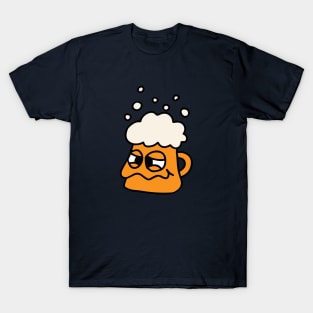 Sad mug of beer. T-Shirt